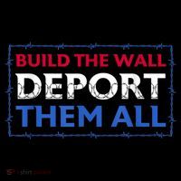 Build The Wall Deport Them All Ornament thumb 1