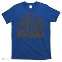 Born To Wander Funny Gift America's National Park Funny Gift T-Shirt thumb 0