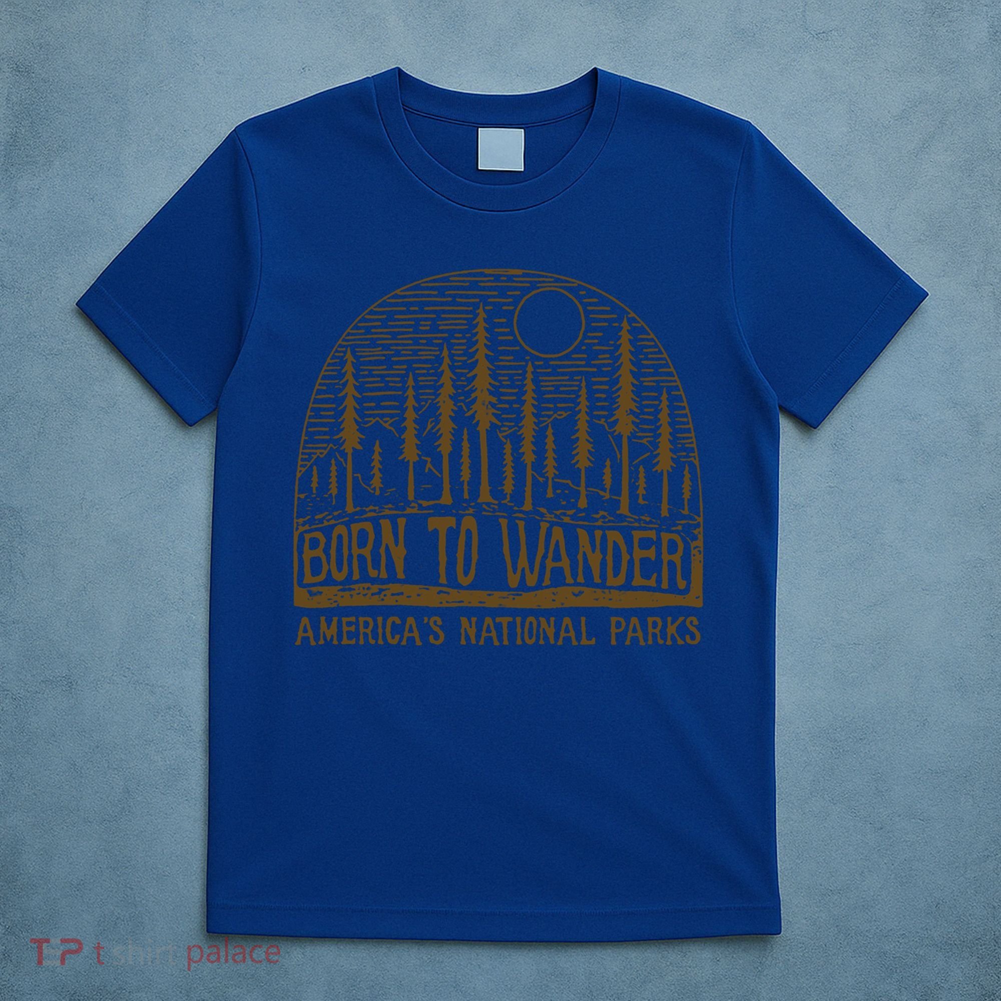 Born To Wander Funny Gift America's National Park Funny Gift T-Shirt