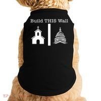 Build This Wall Separation Church State Usa Doggie Tank thumb 0