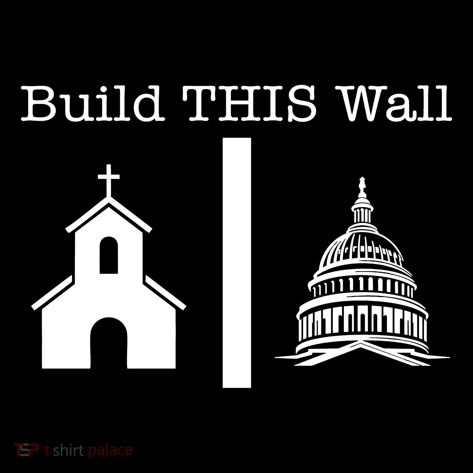 Build This Wall Separation Church State Usa Women's Hoodie