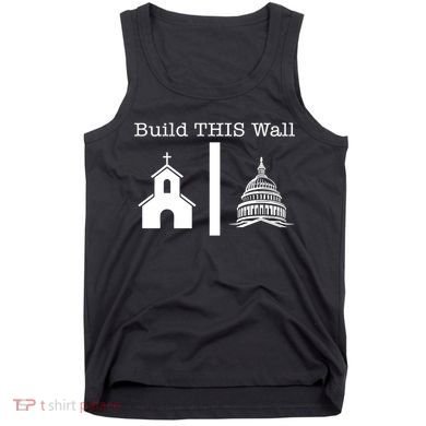 Build This Wall Separation Church State Usa Tank Top