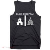 Build This Wall Separation Church State Usa Tank Top thumb 0