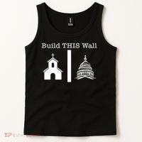 Build This Wall Separation Church State Usa Tank Top thumb 2