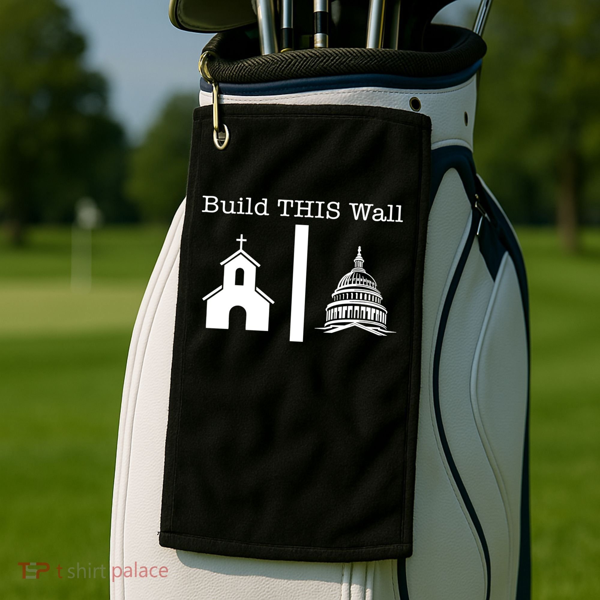 Build This Wall Separation Church State Usa Golf Towel