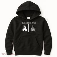 Build This Wall Separation Church State Usa Kids Hoodie thumb 0