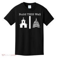 Build This Wall Separation Church State Usa Kids T-Shirt thumb 0