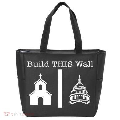 Build This Wall Separation Church State Usa Tote Bag