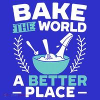 Bake The World A Better Place Bakers Baking Gift Toddler Hoodie thumb 2