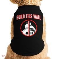 Build This Wall Separation Of Church And State Doggie Tank thumb 0