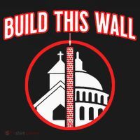 Build This Wall Separation Of Church And State Women's Hoodie thumb 2