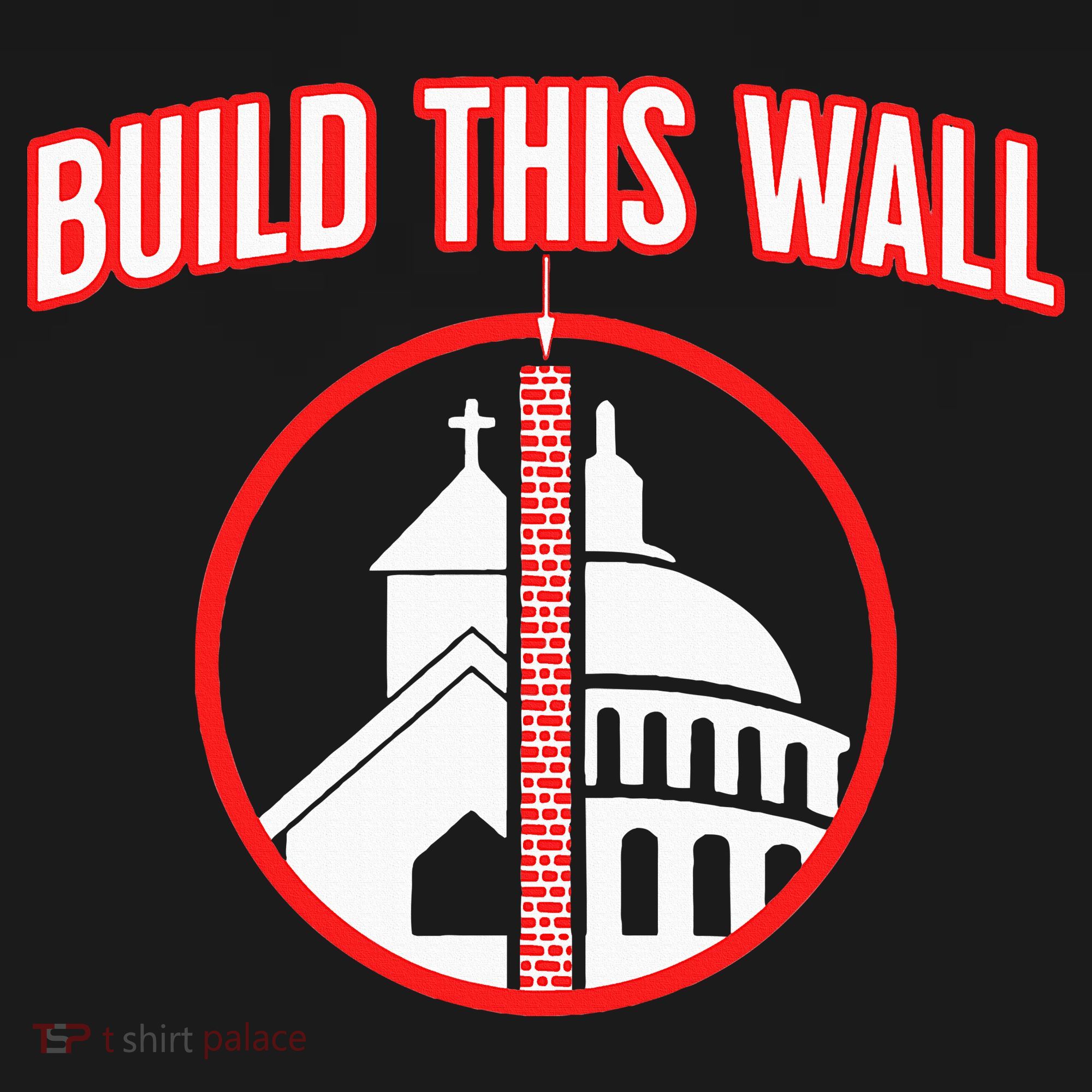 Build This Wall Separation Of Church And State Women's Hoodie