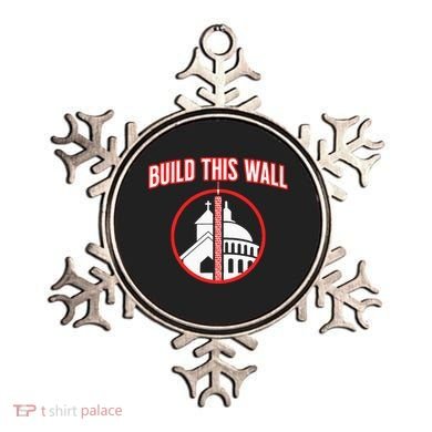 Build This Wall Separation Of Church And State Ornament