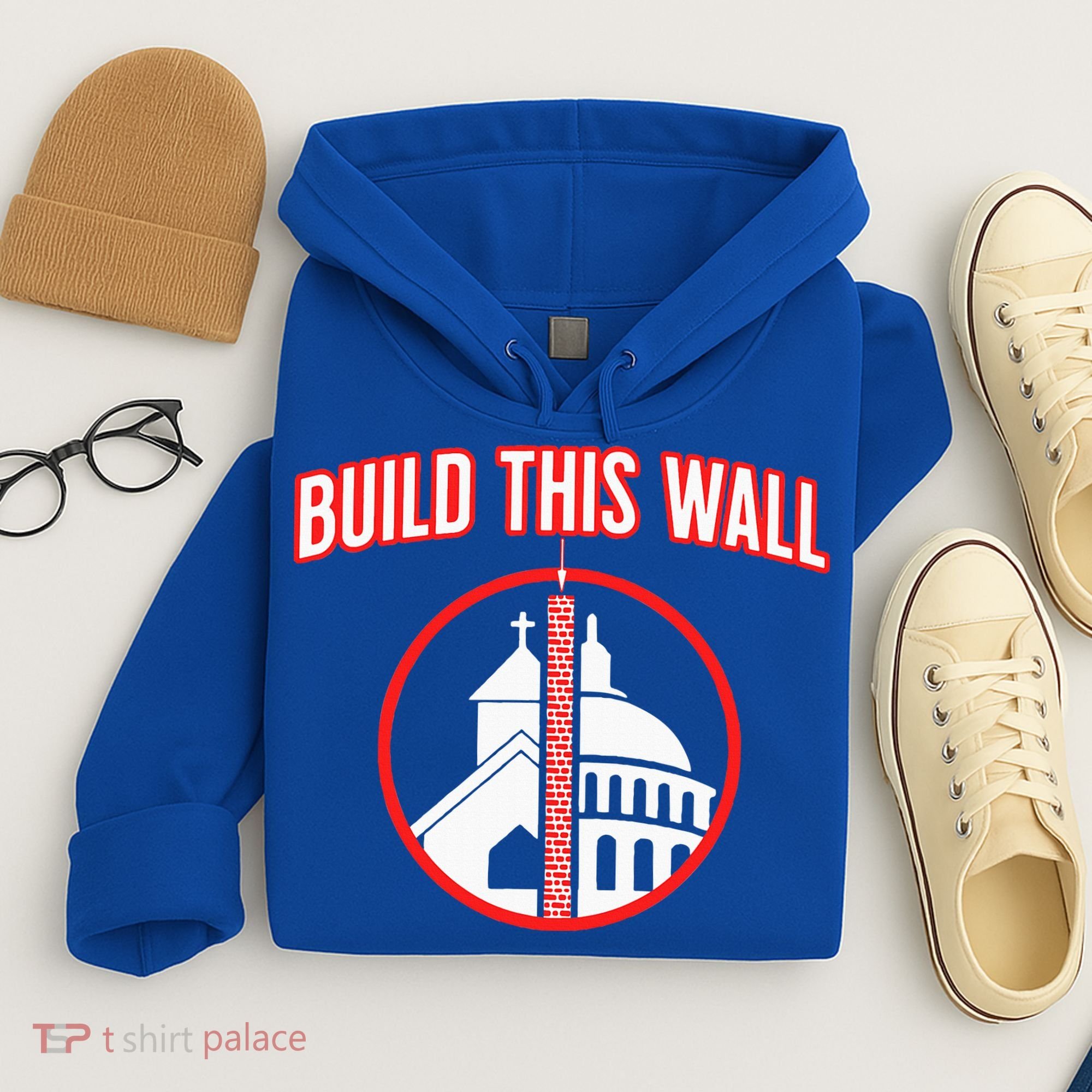 Build This Wall Separation Of Church And State Hoodie