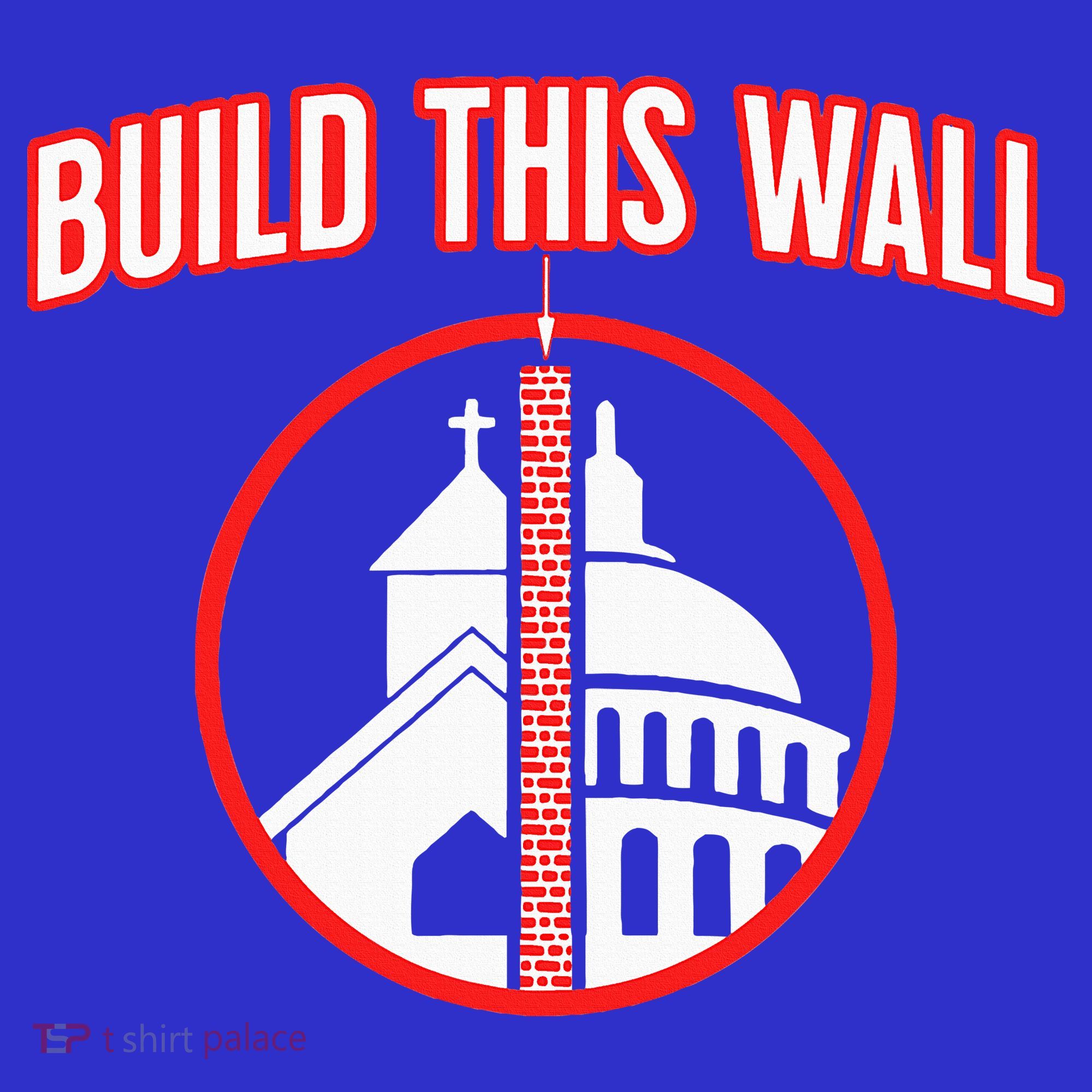 Build This Wall Separation Of Church And State Women's Tank Top