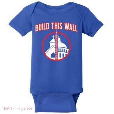 Build This Wall Separation Of Church And State Baby Bodysuit