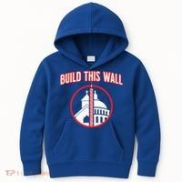 Build This Wall Separation Of Church And State Kids Hoodie thumb 0