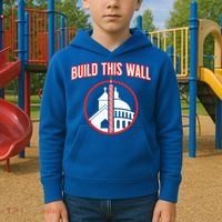 Build This Wall Separation Of Church And State Kids Hoodie thumb 2