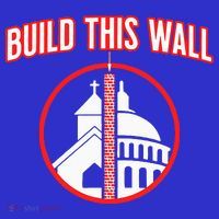 Build This Wall Separation Of Church And State Kids T-Shirt thumb 4