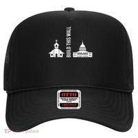 Build This Wall Ironic Separate Church And State Hat thumb 0