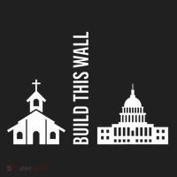 Build This Wall Ironic Separate Church And State Hat thumb 2