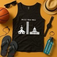 Build This Wall Ironic Separate Church and State Tank Top thumb 4