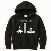 Build This Wall Ironic Separate Church and State Kids Hoodie thumb 0