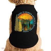 Born To Wander Americas National Parks Doggie Tank thumb 0