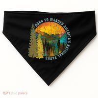 Born To Wander Americas National Parks USA-Made Doggie Bandana thumb 0