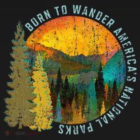 Born To Wander Americas National Parks Women's Hoodie thumb 2