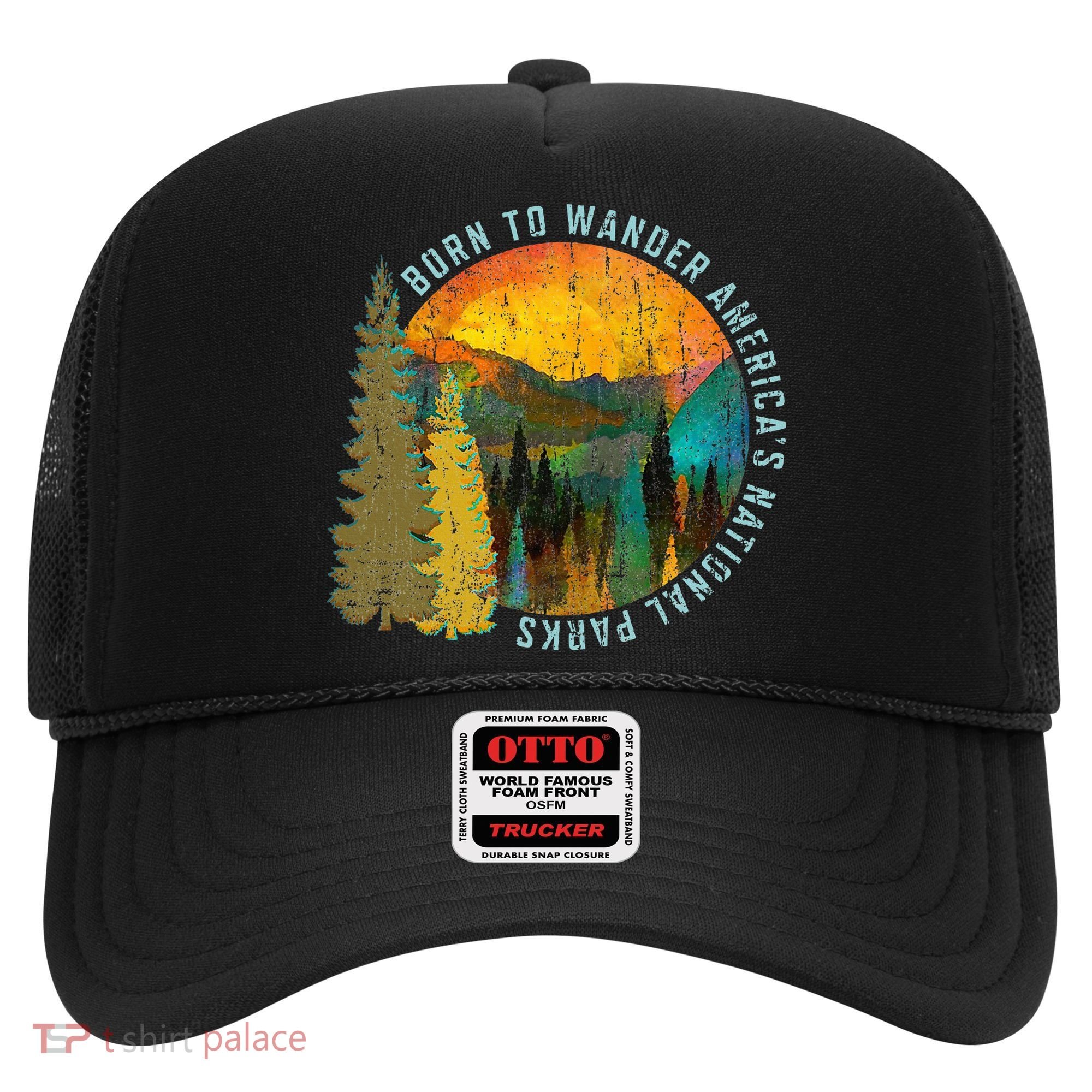 Born To Wander Americas National Parks Hat