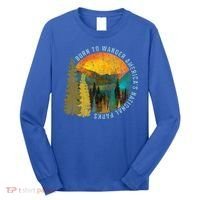 Born To Wander Americas National Parks Long Sleeve Shirt thumb 0