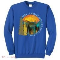 Born To Wander Americas National Parks Sweatshirt thumb 0