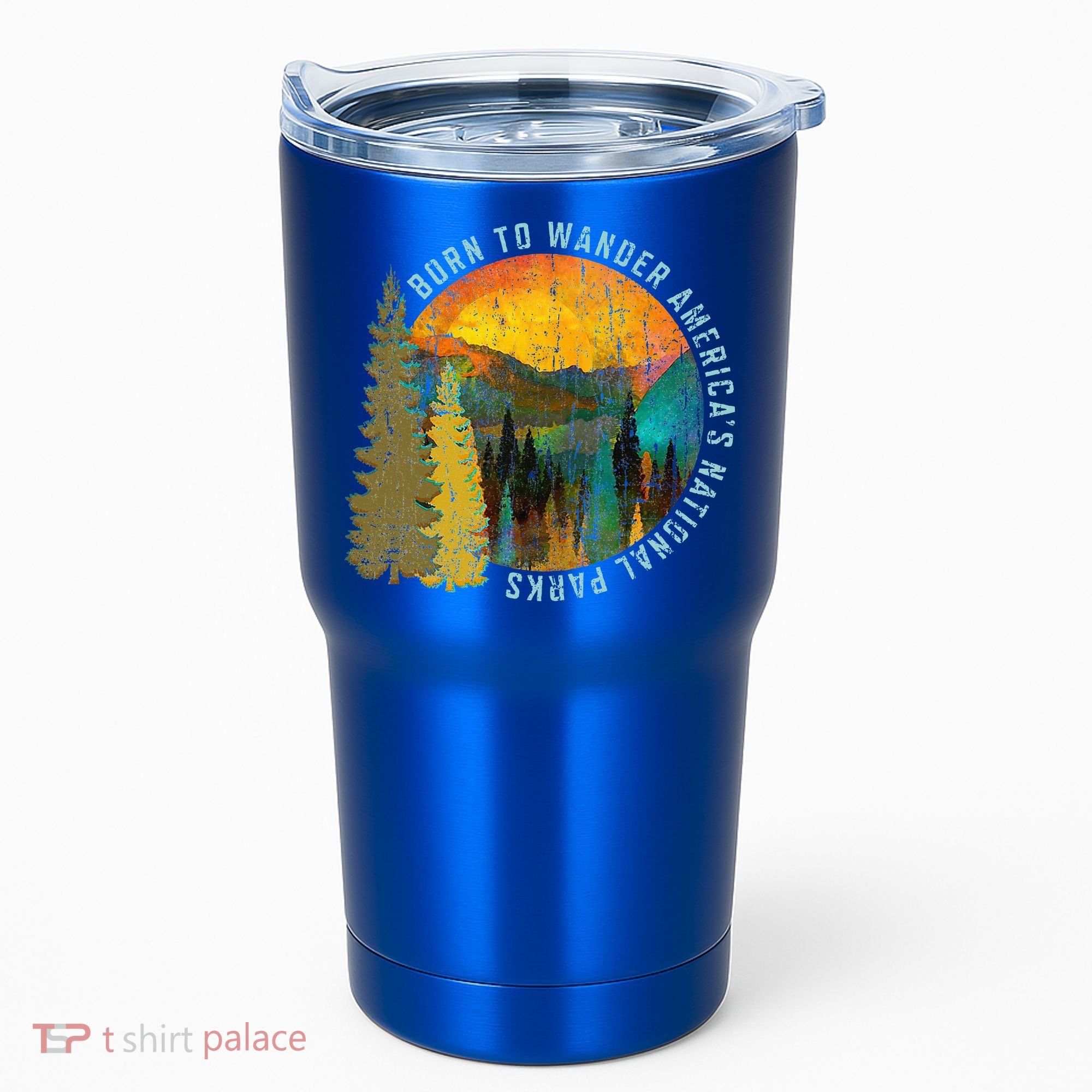 Born To Wander Americas National Parks Tumbler