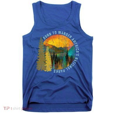 Born To Wander Americas National Parks Tank Top