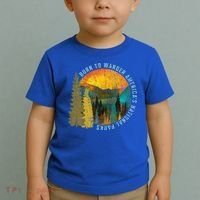 Born To Wander Americas National Parks Toddler T-Shirt thumb 2