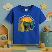 Born To Wander Americas National Parks Toddler T-Shirt thumb 3