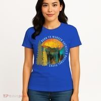 Born To Wander Americas National Parks Women's T-Shirt thumb 4
