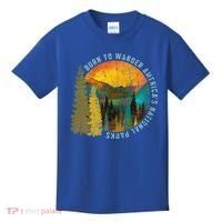 Born To Wander Americas National Parks Kids T-Shirt thumb 0