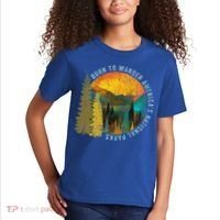 Born To Wander Americas National Parks Kids T-Shirt thumb 2