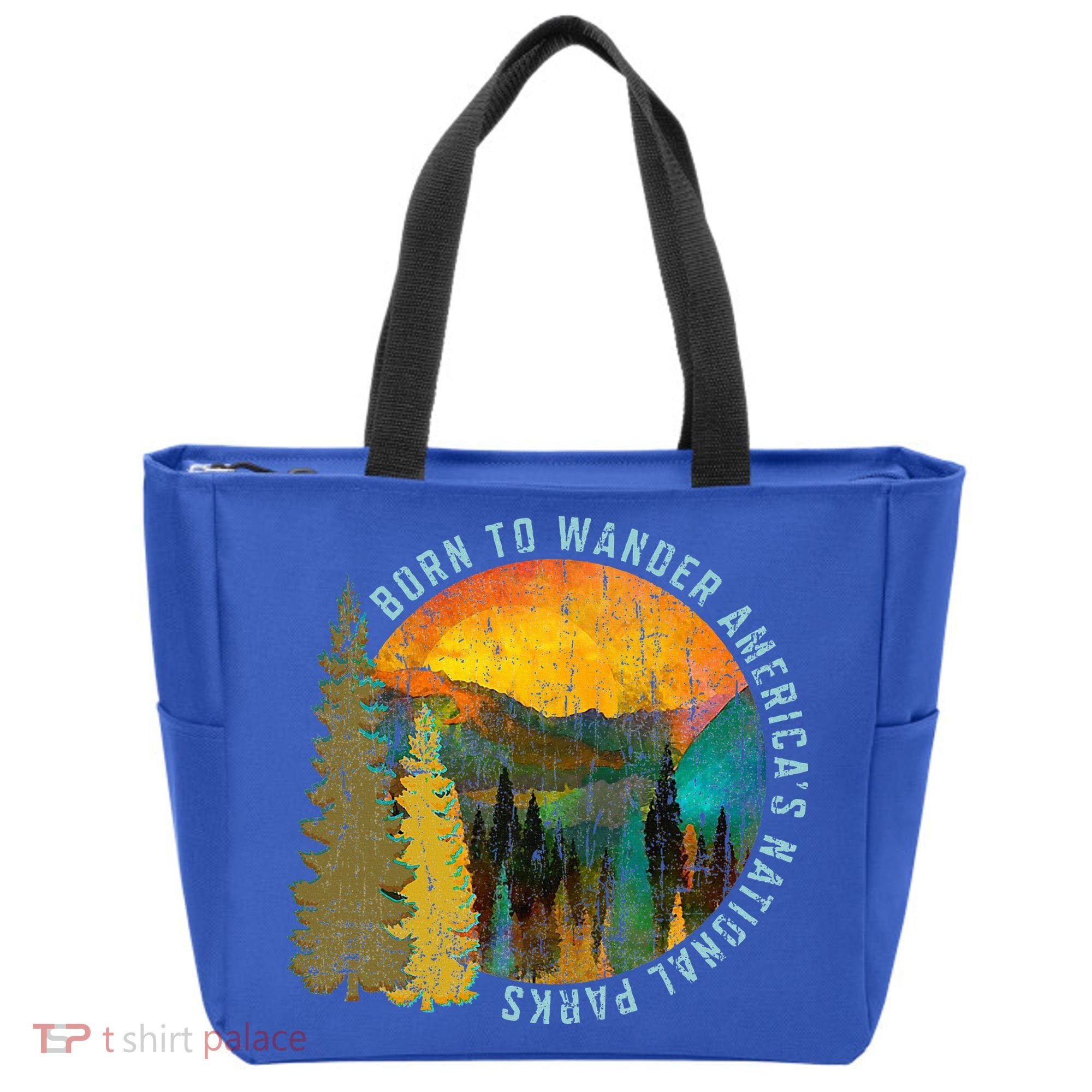 Born To Wander Americas National Parks Tote Bag