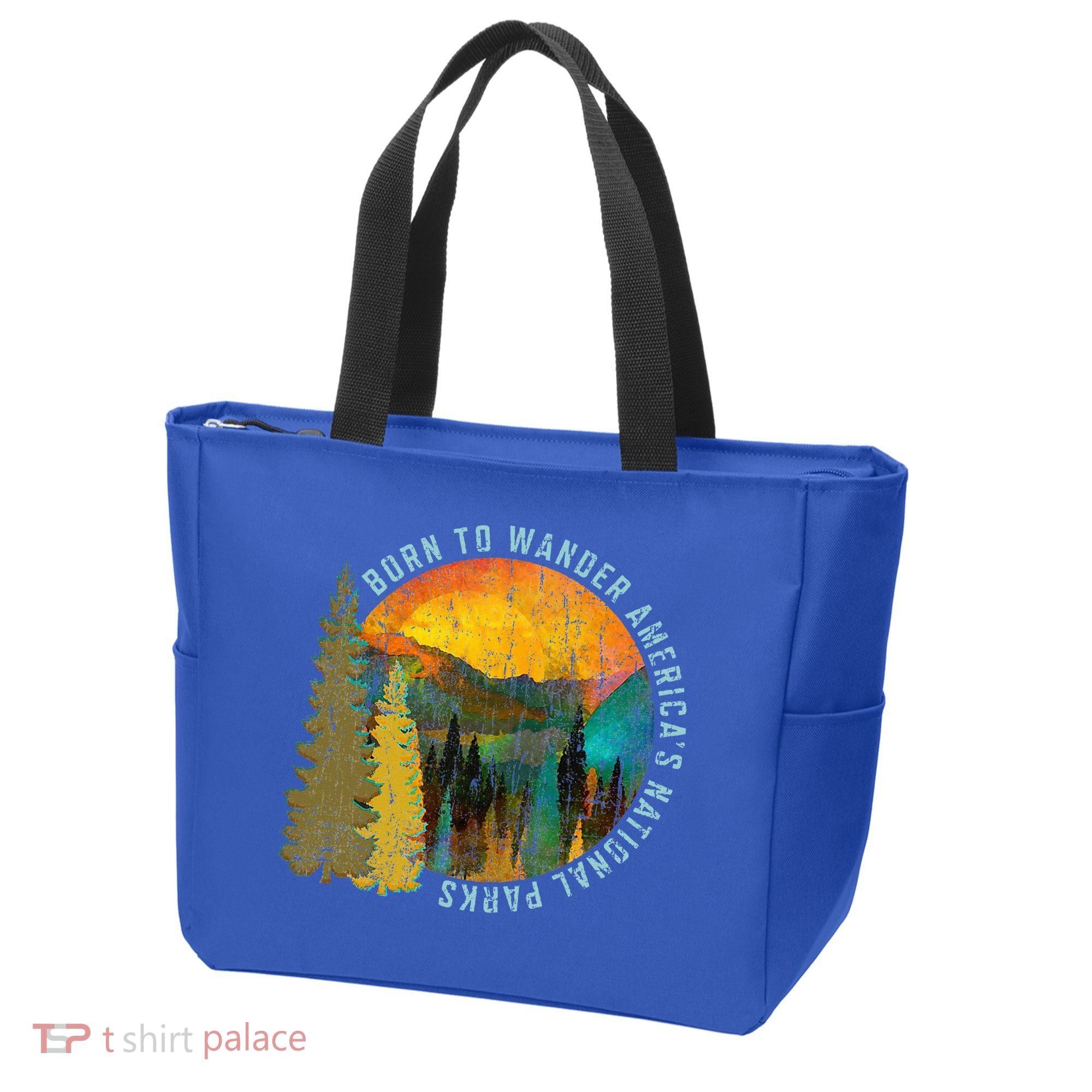 Born To Wander Americas National Parks Tote Bag