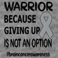 Brain Tumor Warrior Brain Cancer Awareness Ribbon Gift Toddler Hoodie thumb 2