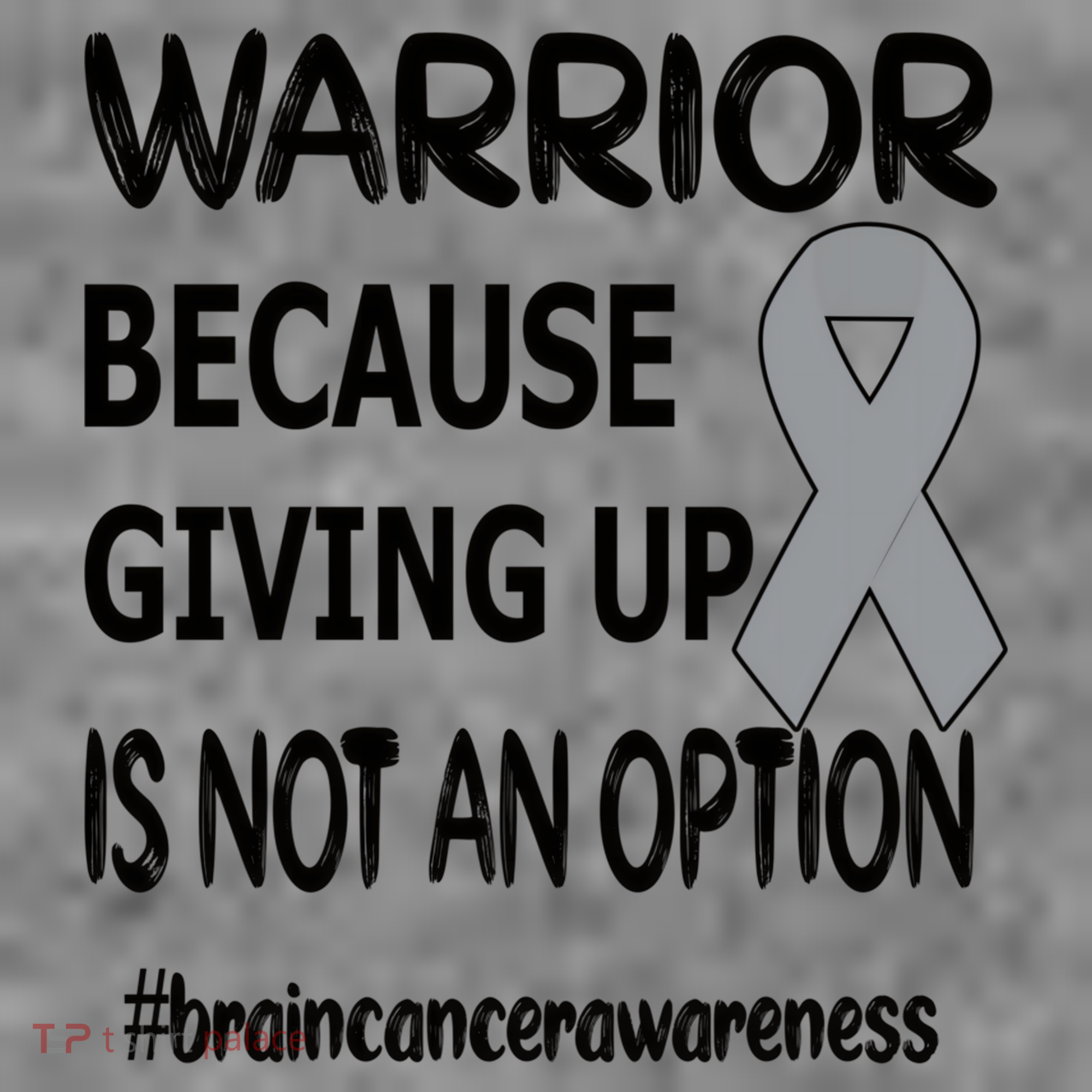 Brain Tumor Warrior Brain Cancer Awareness Ribbon Gift Toddler Hoodie
