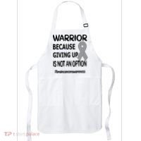 Brain Tumor Warrior Brain Cancer Awareness Ribbon Gift Apron thumb 0