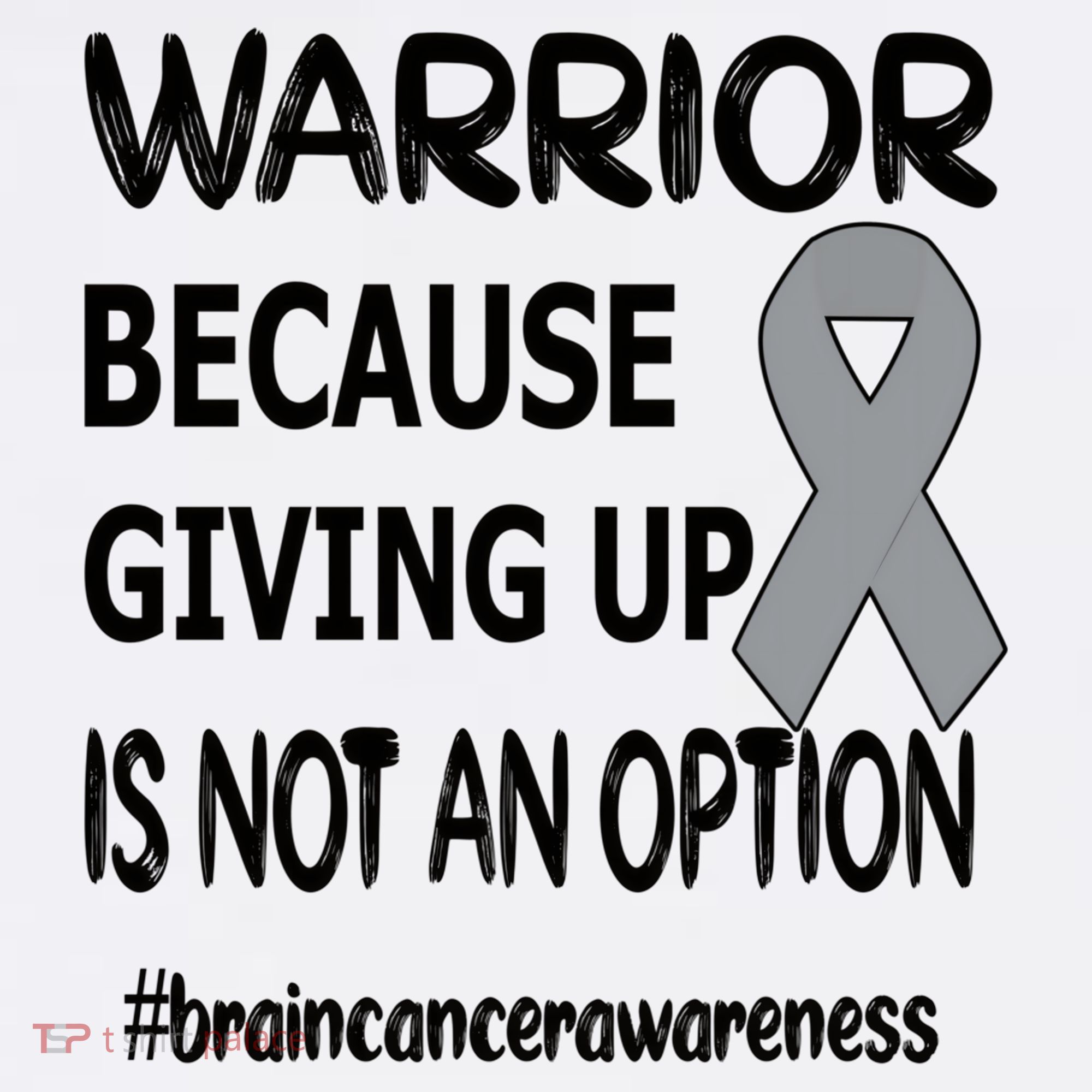 Brain Tumor Warrior Brain Cancer Awareness Ribbon Gift Ornament