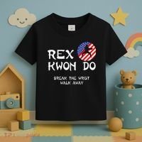 Break The Wrist Walk Away Rex Kwon Do Toddler T-Shirt thumb 3