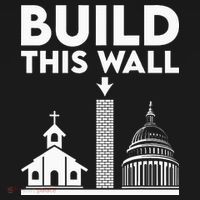 Build This Wall Separation Of Church And State Mousepad thumb 1
