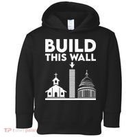 Build This Wall Separation Of Church And State Toddler Hoodie thumb 0