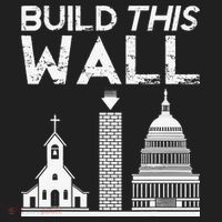Build This Wall Separation Of Church And State USA Women's Sweatshirt thumb 2